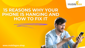 This image is featuring a boy having smartphone in hand accompanied by text that reads '15 Reasons Why Your Phone is Hanging and How to Fix It.