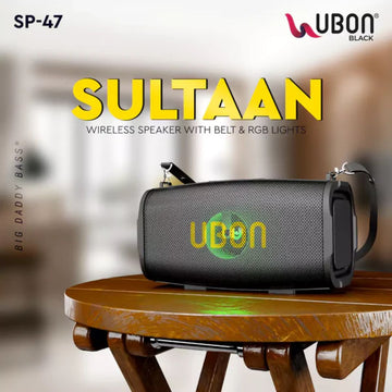 UBON SP-47 Bluetooth Speaker Audio Bar Wireless Speaker withRGB Lights, Bass