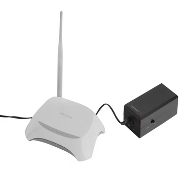 MINI UPS (WI-FI ROUTER 12V 2AMP WITH 4 HOURS BATTERY BACKUP)