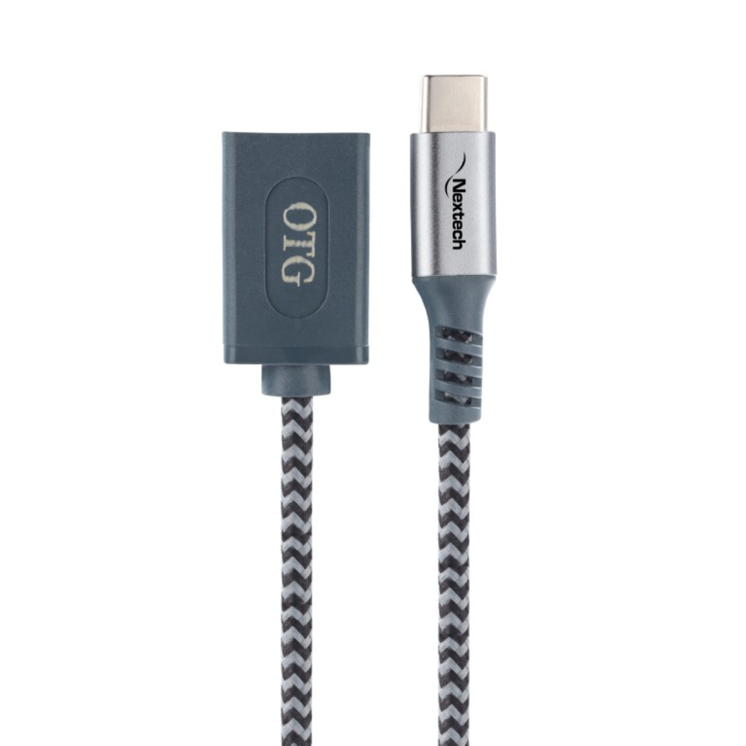 BRAIDED OTG CABLE  (TYPE -C (2.0)