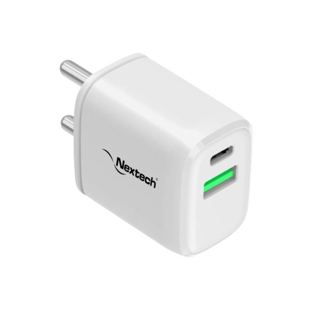 24W DUAL PORT (PD & QC 3.0 FAST CHARGER)