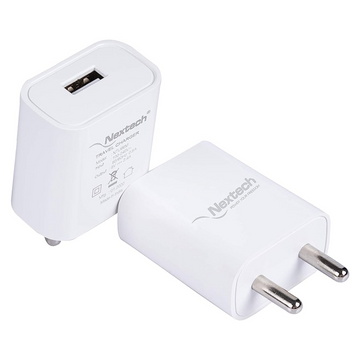 SINGLE USB 2.4A (TRAVEL CHARGER WITH INDIA PLUG)