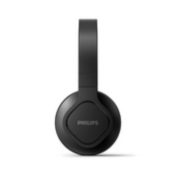PHILIPS Bluetooth Headset with Mic (IP55 Dust & Water Protection, On Ear, Black)