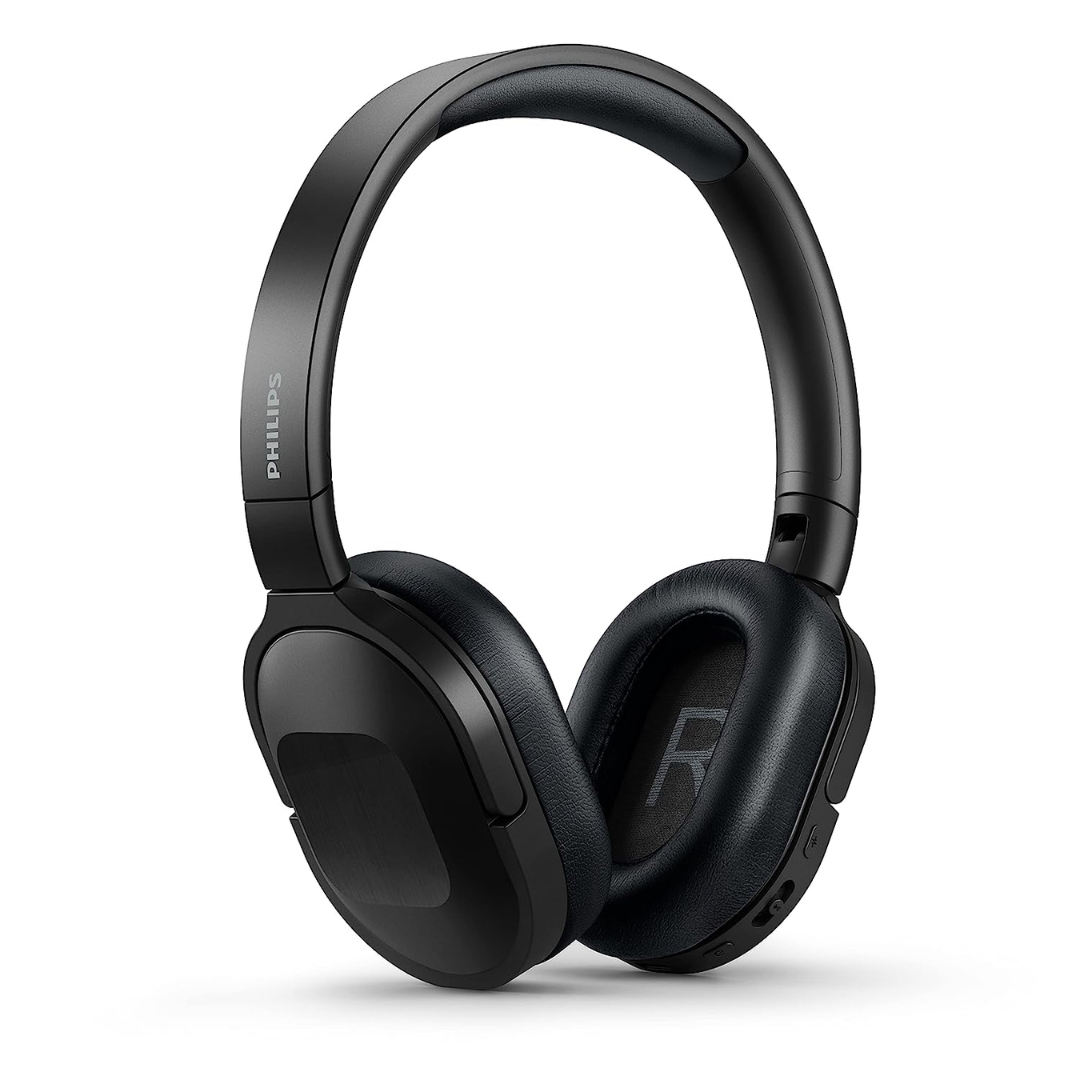 Philips (Audio Slim & Lightweight Bluetooth Wireless Over Ear Headphones with Active Noise Cancellation, Multipoint Pairing with Mic)