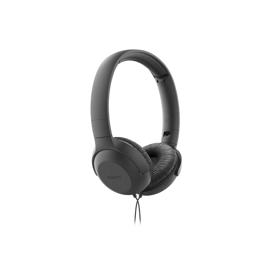 Philips (Audio Upbeat Wired On Ear Headphones with Mic Black)
