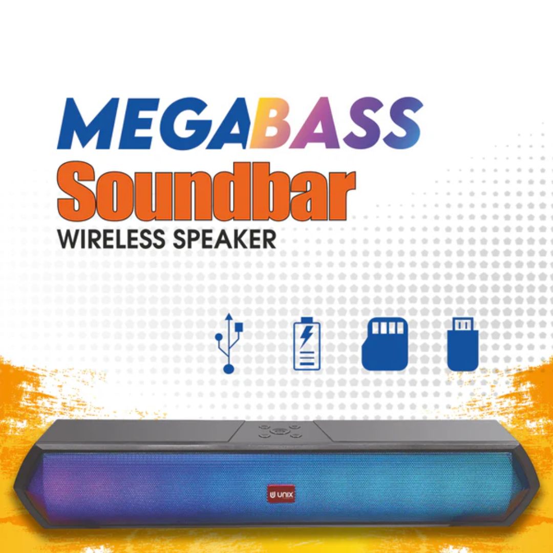 Bat - 021 Megabass Soundbar Wireless Speaker